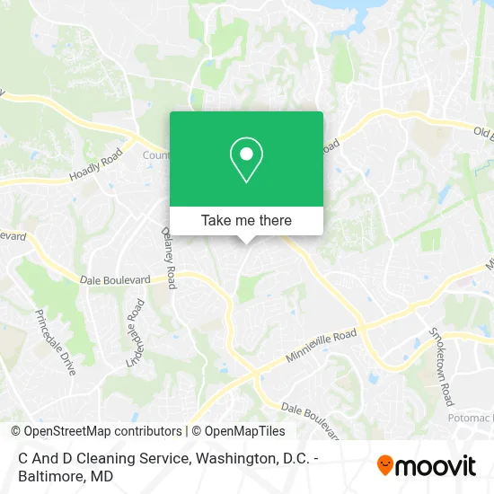 C And D Cleaning Service map