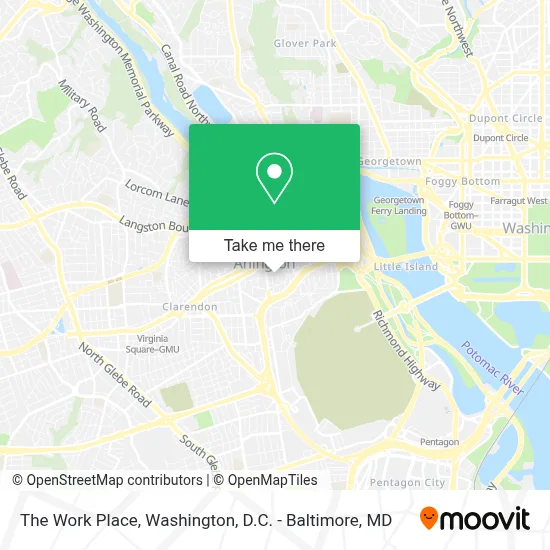 The Work Place map