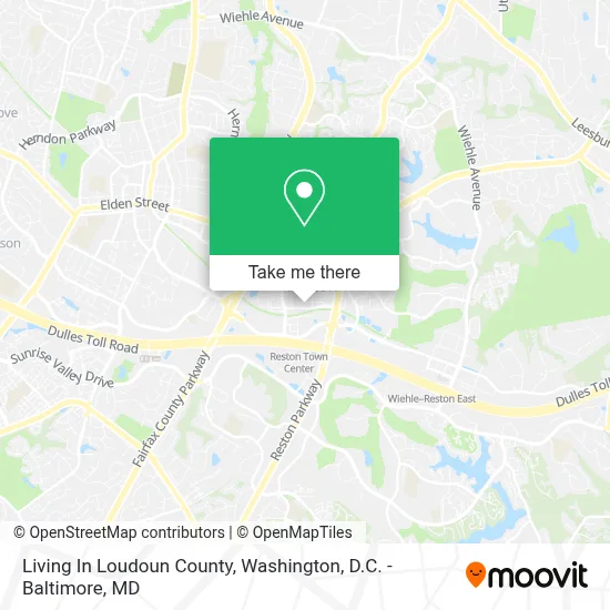 Living In Loudoun County map