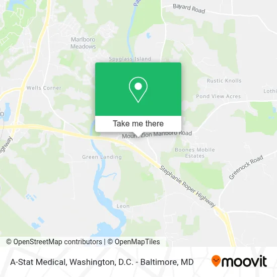 A-Stat Medical map