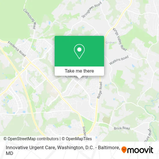 Innovative Urgent Care map