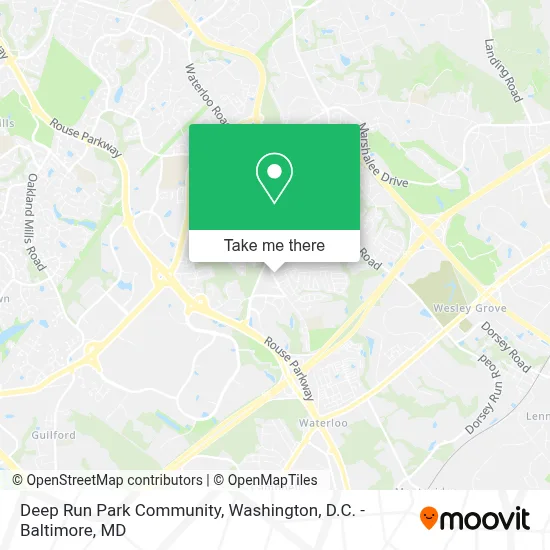 Deep Run Park Community map