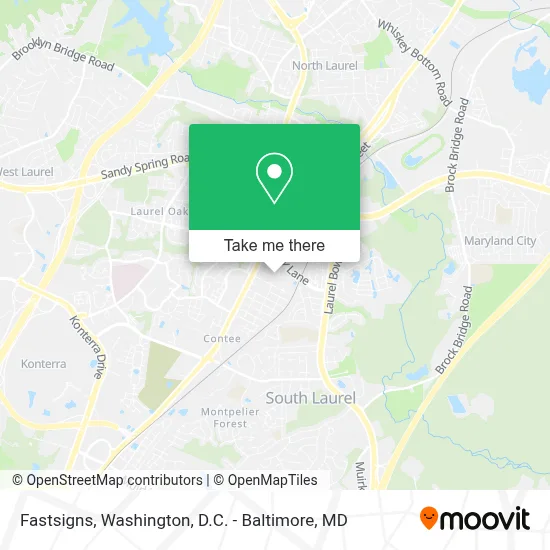Fastsigns map
