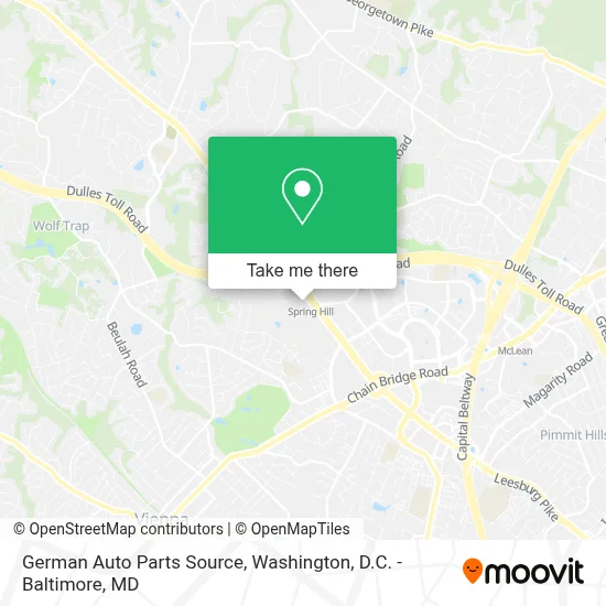 German Auto Parts Source map