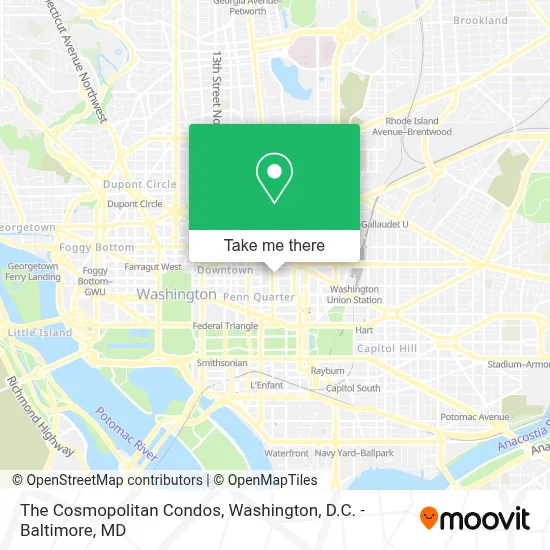 The Cosmopolitan Condos map