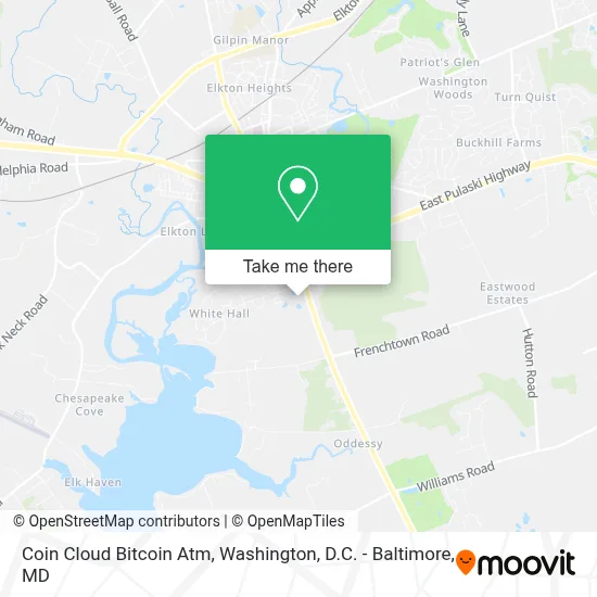 Coin Cloud Bitcoin Atm map