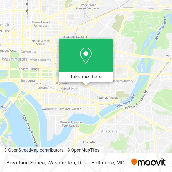 Breathing Space map