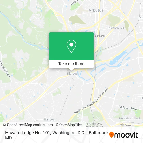 Howard Lodge No. 101 map