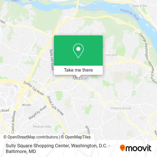 Sully Square Shopping Center map