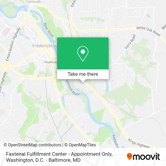 Fastenal Fulfillment Center - Appointment Only map