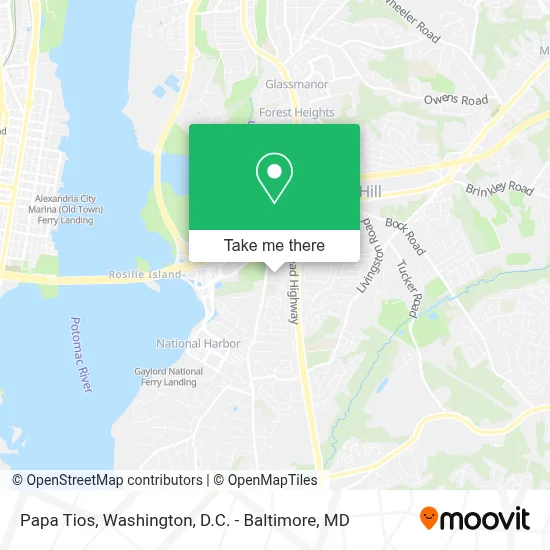 Papa Tios map