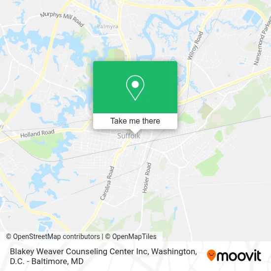 Blakey Weaver Counseling Center Inc map