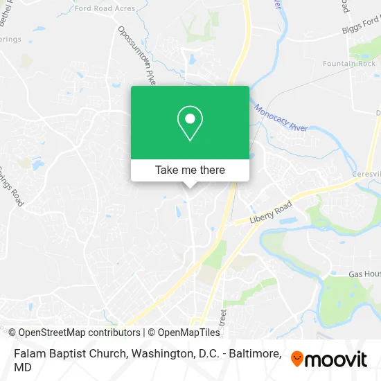 Falam Baptist Church map