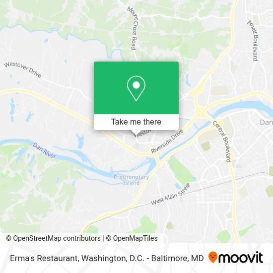 Erma's Restaurant map