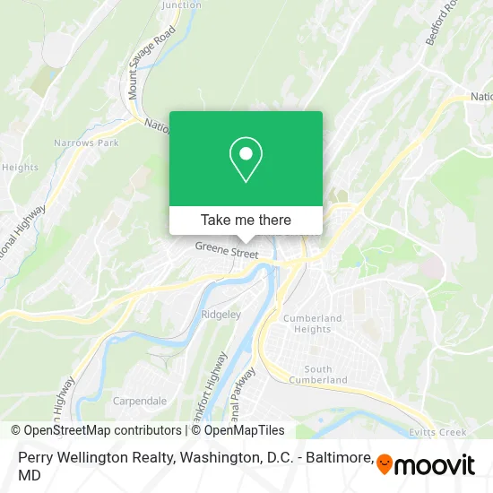 Perry Wellington Realty map