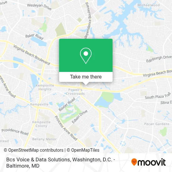 Bcs Voice & Data Solutions map