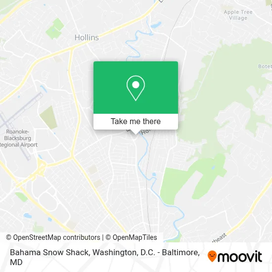 Bahama Snow Shack map