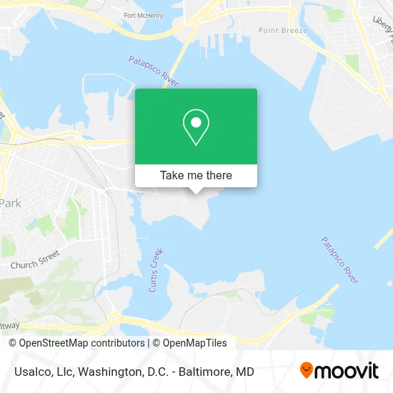 Usalco, Llc map