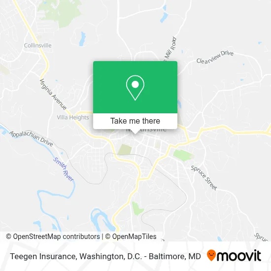 Teegen Insurance map