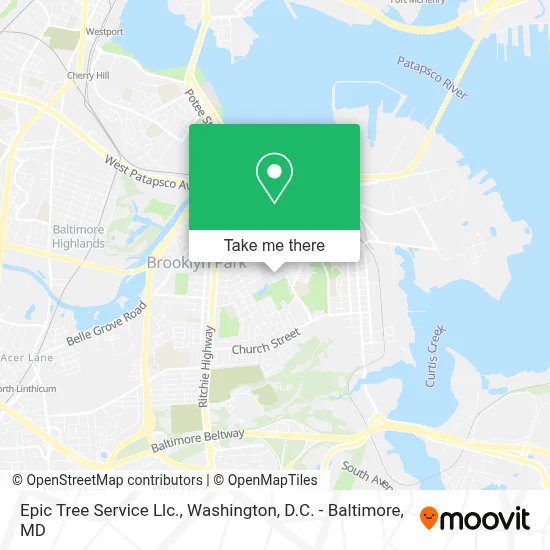 Epic Tree Service Llc. map