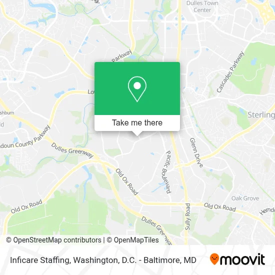 Inficare Staffing map