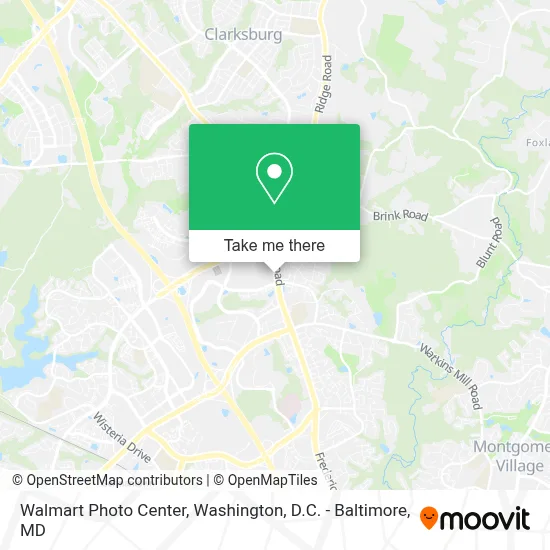 Walmart Photo Center map
