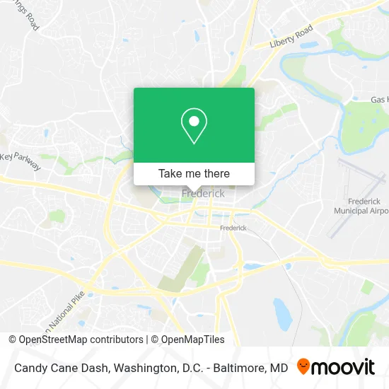 Candy Cane Dash map