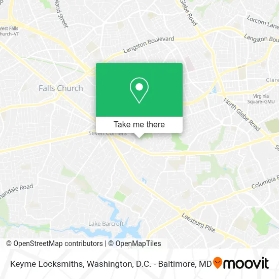 Keyme Locksmiths map