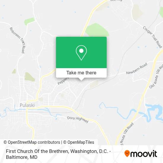 First Church Of the Brethren map