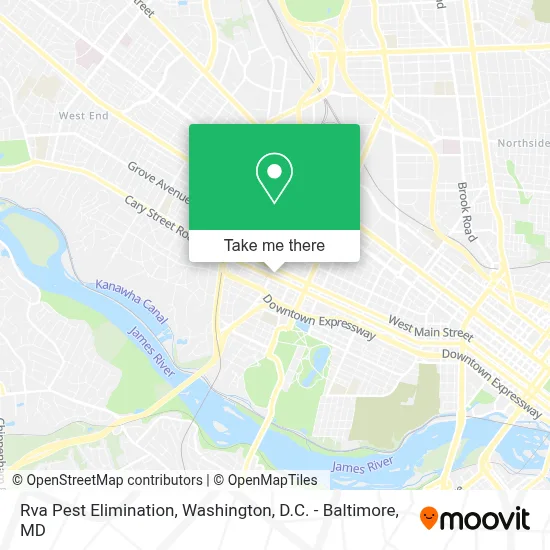 Rva Pest Elimination map
