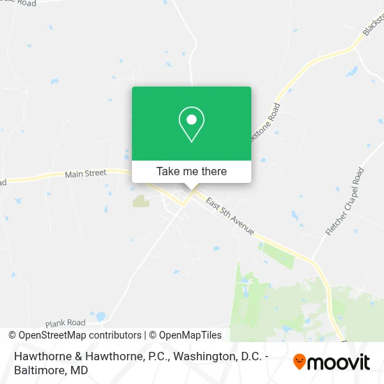 Hawthorne & Hawthorne, P.C. map