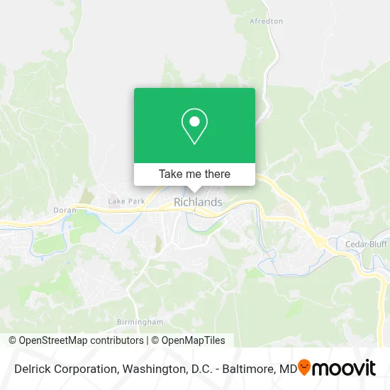 Delrick Corporation map
