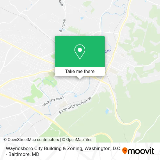 Waynesboro City Building & Zoning map