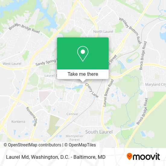 Laurel Md map