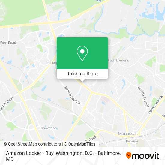 Amazon Locker - Buy map