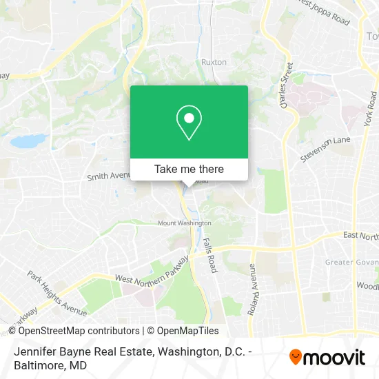 Jennifer Bayne Real Estate map