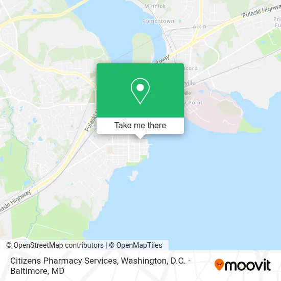Citizens Pharmacy Services map