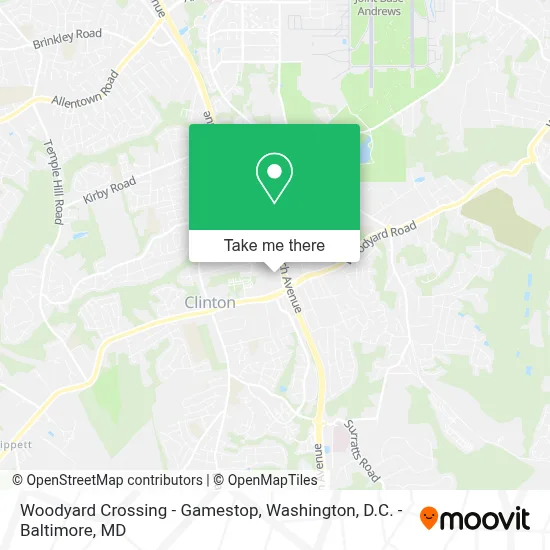 Woodyard Crossing - Gamestop map