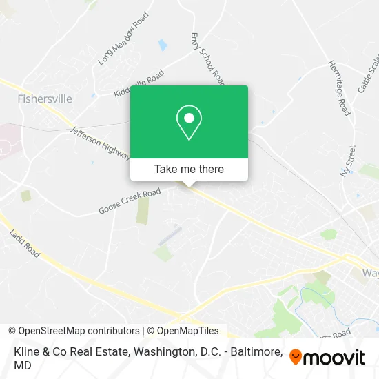 Kline & Co Real Estate map