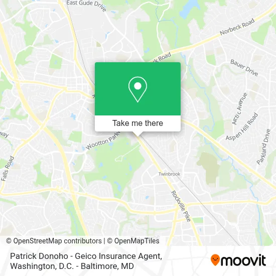 Patrick Donoho - Geico Insurance Agent map