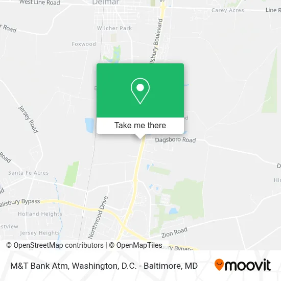 M&T Bank Atm map