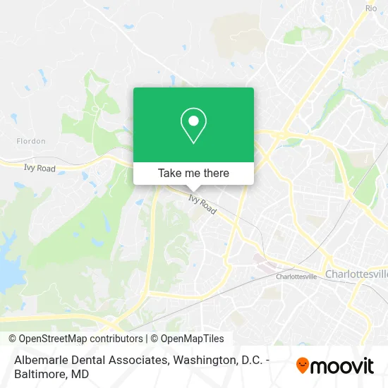 Albemarle Dental Associates map