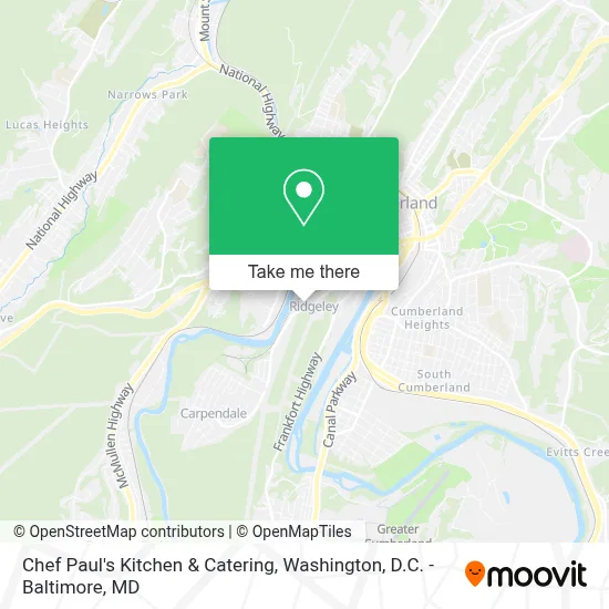 Chef Paul's Kitchen & Catering map