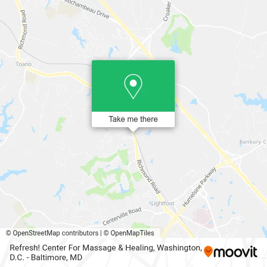 Refresh! Center For Massage & Healing map