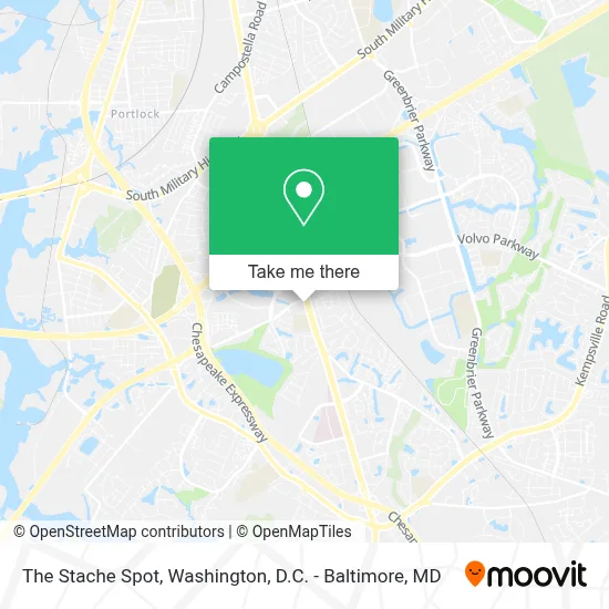 The Stache Spot map