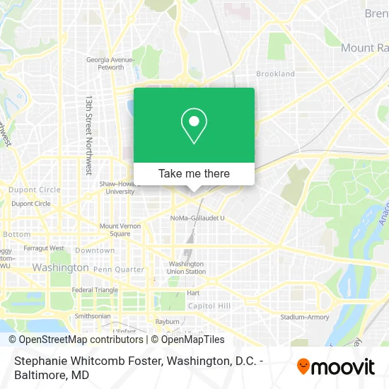 Stephanie Whitcomb Foster map
