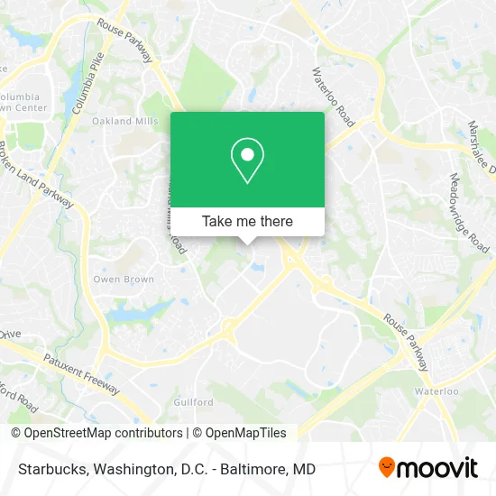 Starbucks map