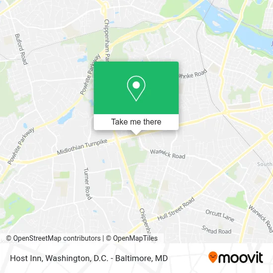 Host Inn map