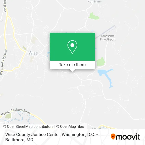 Wise County Justice Center map
