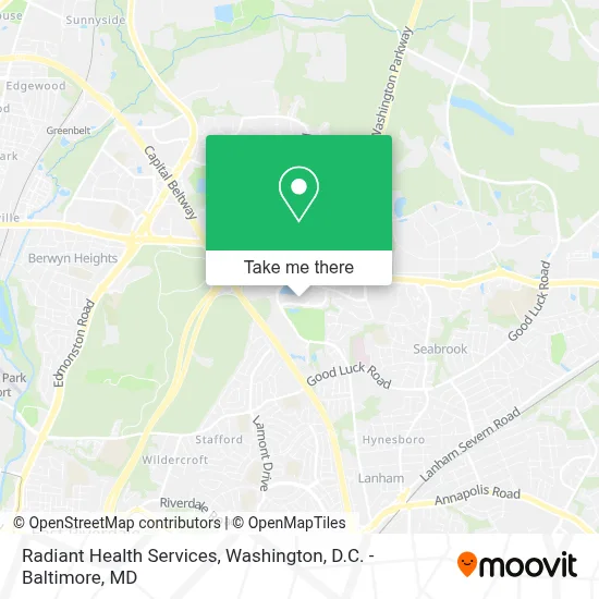 Radiant Health Services map